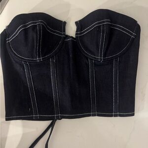 Showpo denim tube top